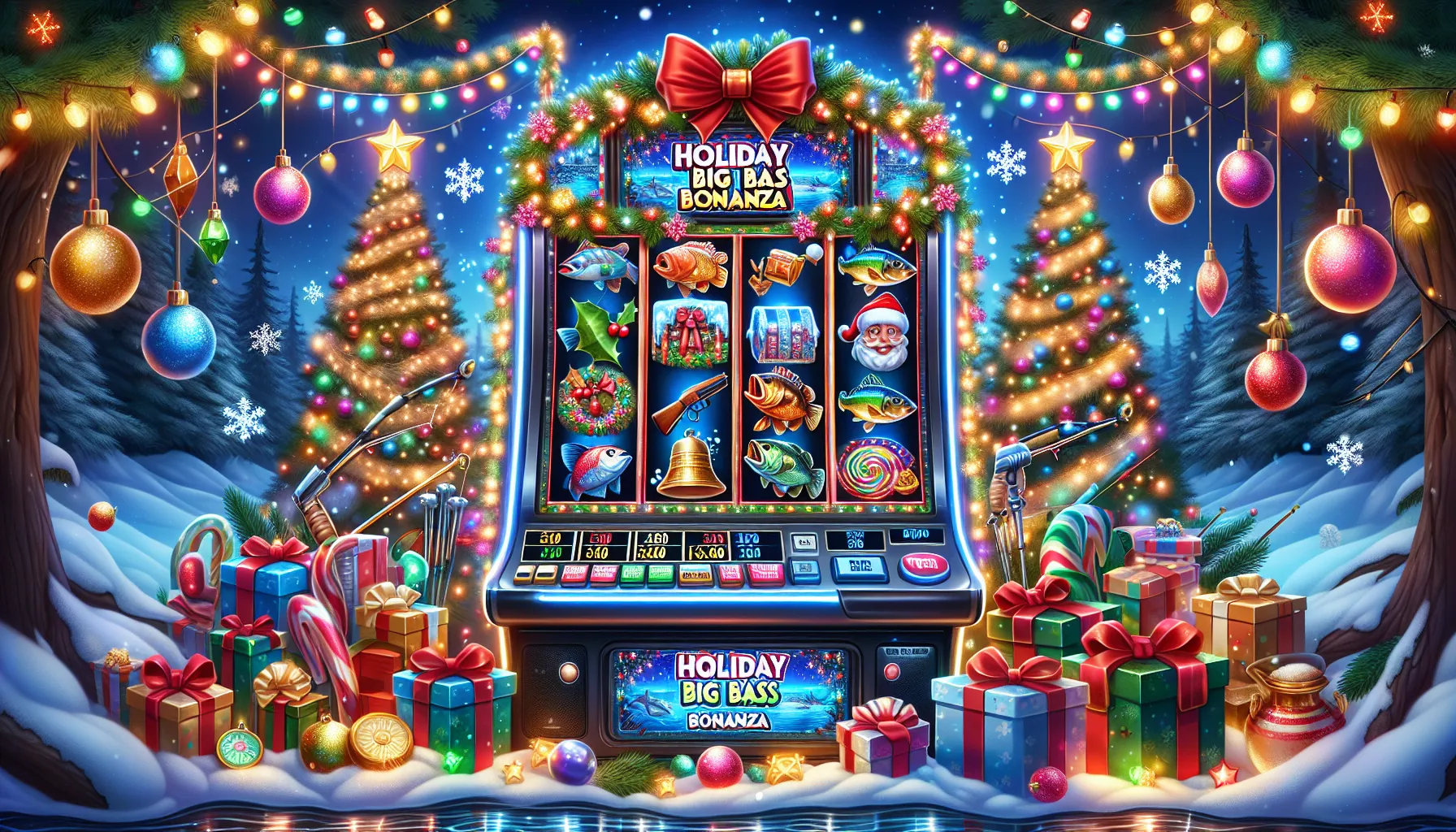 Играть в слот christmas big bass bonanza